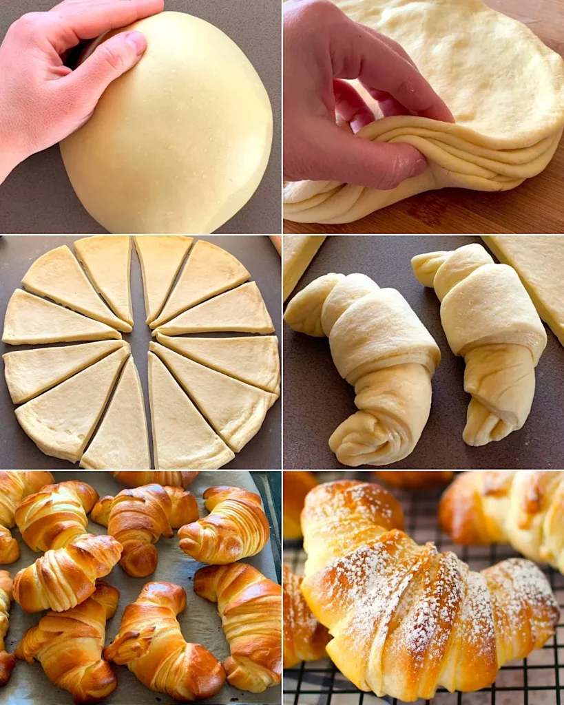 recette complète des croissants maison