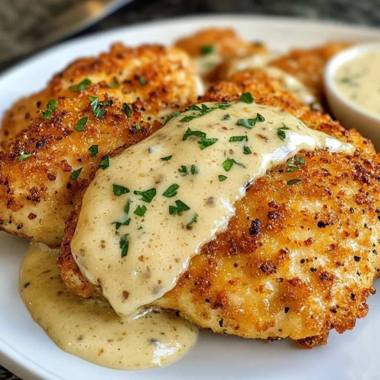 Poulet Pané à la Crème