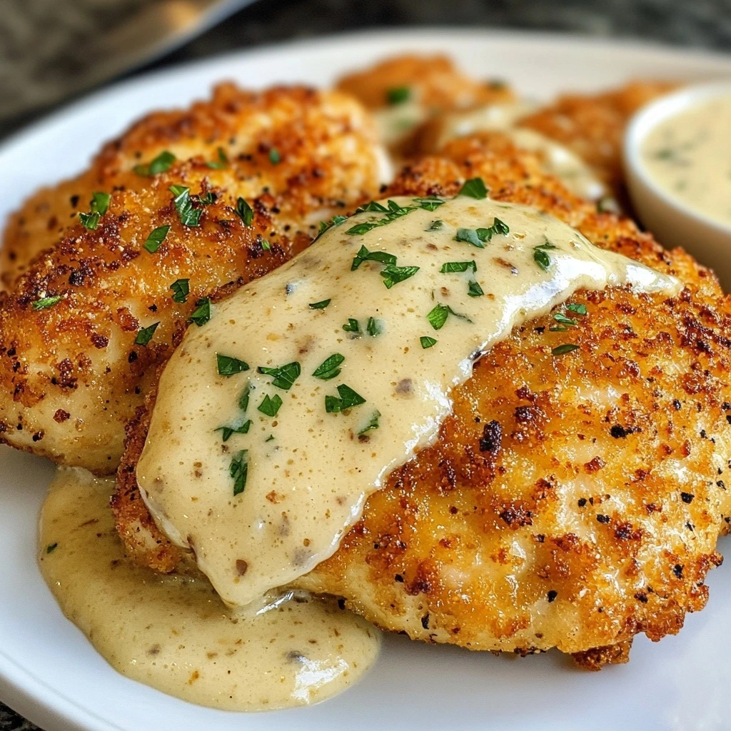 Poulet Pané à la Crème