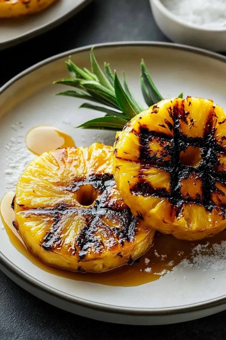 Ananas Grillé au Caramel et Fleur de Sel