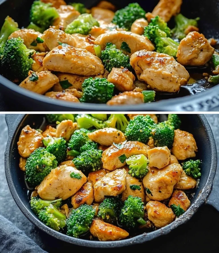 Le sauté de poulet et brocoli classique