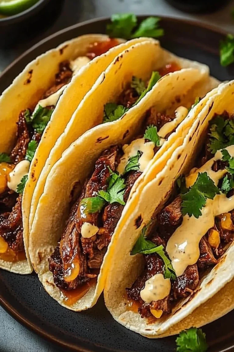 Tacos de Bœuf Effiloché Maison