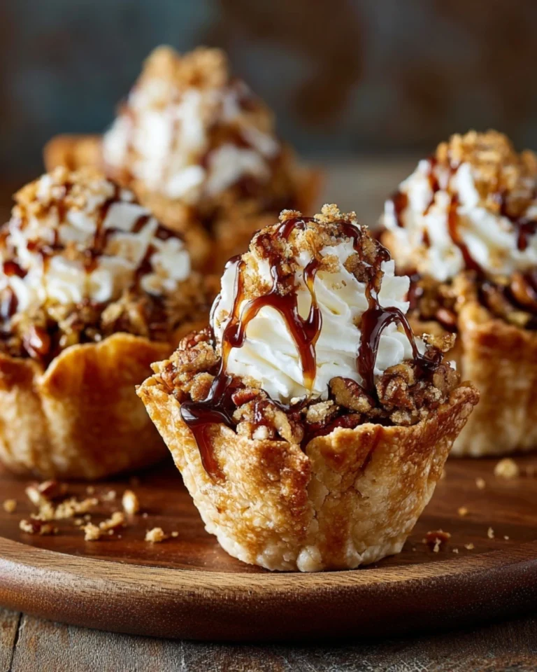 Tartelettes Noix & Chantilly au Caramel