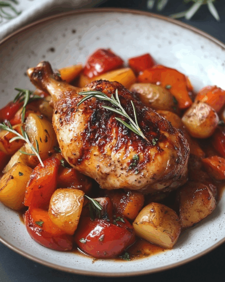 Poulet Rôti aux Légumes Fondants