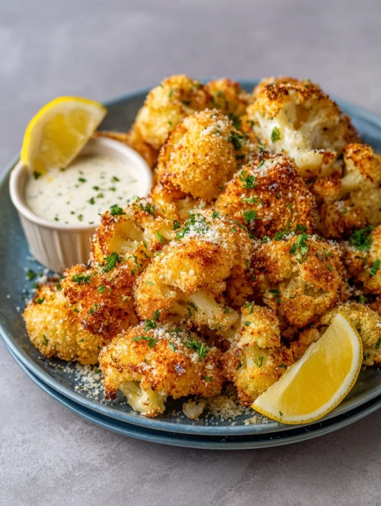 Chou-Fleur au Parmesan Ultra-Croustillant à l’Air Fryer