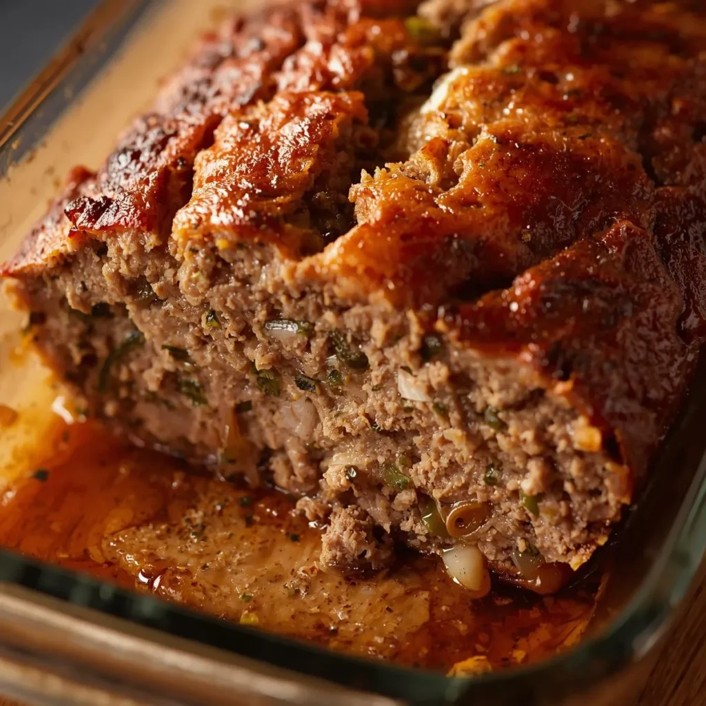 Pain de Viande Fondant au Glaçage Épicé