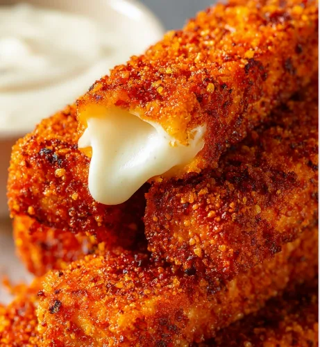 Bâtonnets de fromage panés ultra croustillants