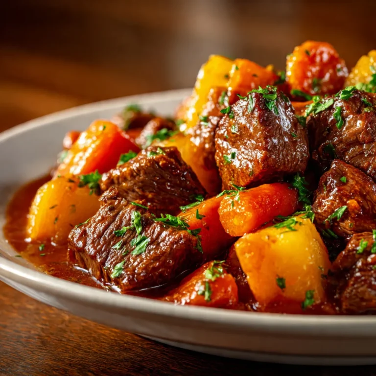 Ragoût de Bœuf Mijoté aux Légumes